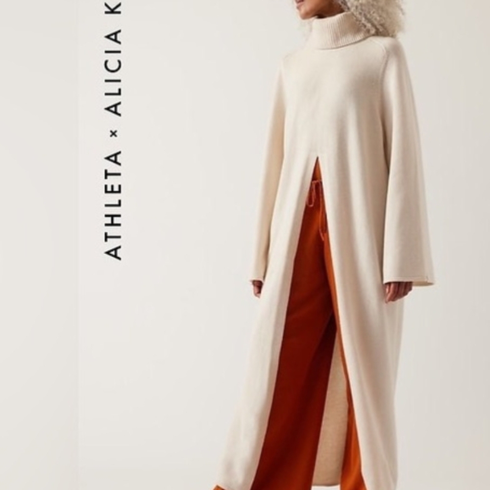 Athleta x Alicia Keys Free To Roam Wool/Cashmere Tunic - Fits Like A Size Small - Picture 3 of 9